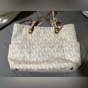 Michael Kors  Monogram Tote Bag and wallet